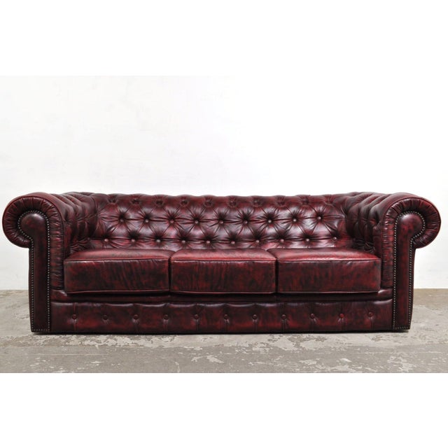 Vintage Chesterfield 3-Seater Sofa, 1970s For Sale - Image 6 of 14