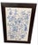 Vintage Blue & White Ceramic Tile Wall Panel - Chinoiserie Botanical & Bird Motif For Sale In West Palm - Image 6 of 12