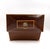 Early 19th Century Regency Mahogany Box With Satinwood Edging and Brass Basket Pull For Sale - Image 11 of 12