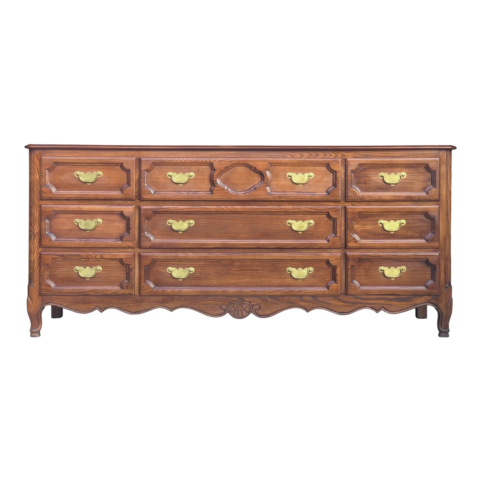 Elegant French Oak Dresser: Timeless Beauty for Your Bedroom