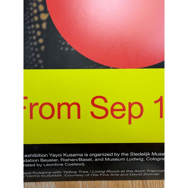Abstract Yayoi Kusama (1929-2026), Yayoi Kusama With Yellow Tree... 2010, Exhibition Poster 2026 For Sale - Image 3 of 11