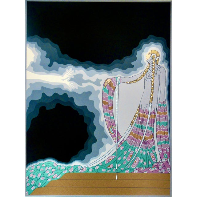 Artist: (Romain De Tirtoff) Erte (Russian, 1892-1990) Title: Melisande Year: 1983 Medium: Color serigraph Paper: Arches...