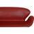Animal Skin Swan Sofa in Red Leather by Arne Jacobsen For Sale - Image 7 of 18
