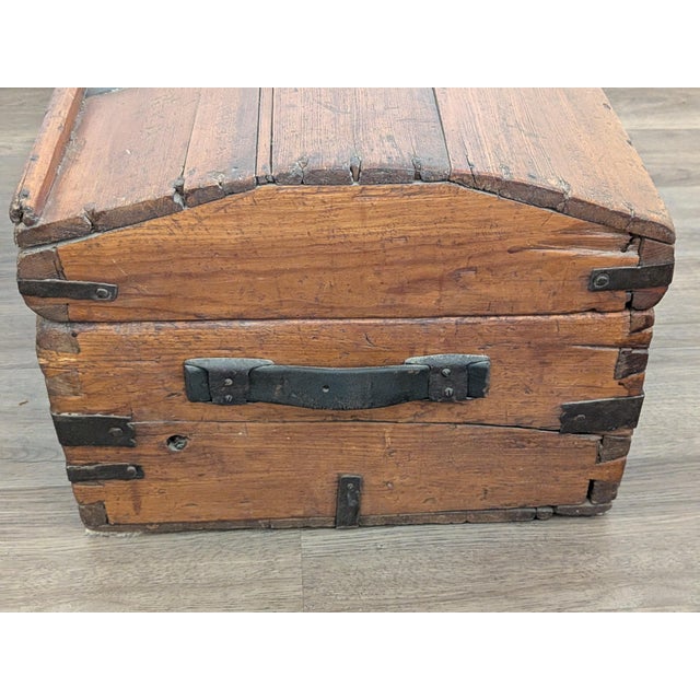 A wonderful late 1800s trunk chest brought by my great grandmother from Germany when she was 16 years old. She came to...