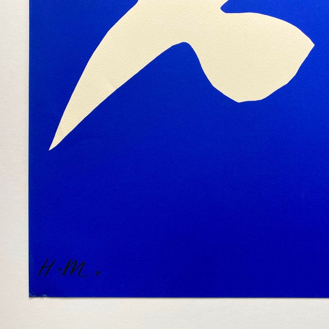 Henri Matisse Vintage 1997 Large Modernist Fine Art Silkscreen Print " Les Oiseaux " 1947 For Sale In Kansas City - Image 6 of 13