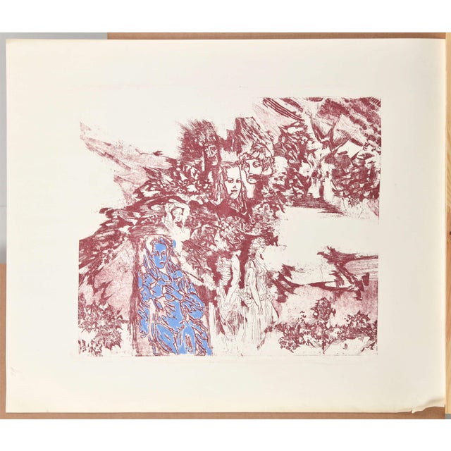 Paper Malda Muizule, Memories, 1980s, Etching For Sale - Image 7 of 7