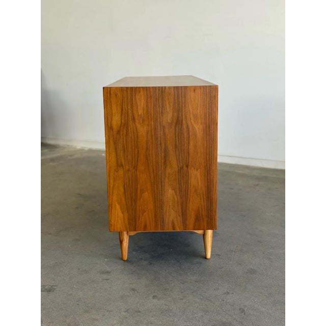 1960s Mid Century Walnut Lowboy Dresser by Ramseur For Sale - Image 12 of 12