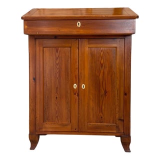 Rustic Natural Wood Desk Writing Desk in Pine For Sale