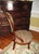 Antique Victorian Ornate Walnut Rose Tapestry Ladies / Slipper Chair For Sale - Image 4 of 6