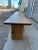 Wood 1990s Long Rustic Wooden Bench For Sale - Image 7 of 12