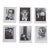 Vintage Man Ray 20th C. Photographic Prints of World Famous Giants of Literature and Art - Set of 6 For Sale