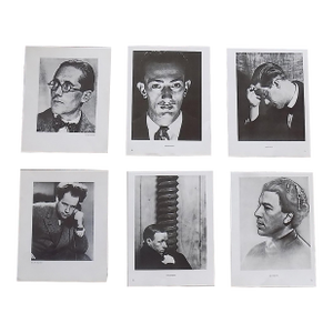 Vintage Man Ray 20th C. Photographic Prints of World Famous Giants of Literature and Art - Set of 6