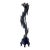 Chinese Scholar Stone Tall Slender Lingbi Rock on Display Stand For Sale