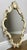 A delightful Vintage French shabby chic mirror , beautifully styled with an ornate decorative frame featuring soft pastel...