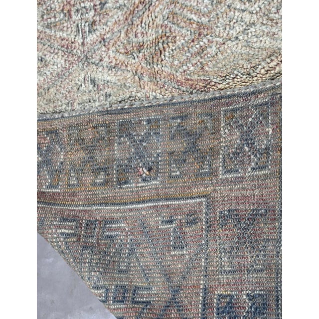 Vintage Beni MGuild Wool Rug - 9.8 X 6.8 Ft For Sale In Cleveland - Image 6 of 6