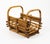Midcentury Organic Magazine Rack in Cane Bamboo and Rattan, Italy, 1960s For Sale - Image 10 of 15