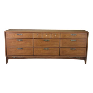 Mid 20th Century Mid-Century Long Dresser by Red Lion Furniture For Sale