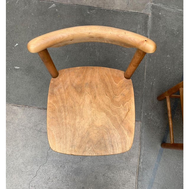 Set of Mid-Century Wooden Chair, 1960s For Sale - Image 15 of 18