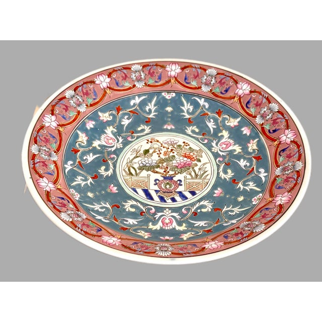 Vintage Decorative Porcelain Bowl – Made in Hong Kong For Sale - Image 4 of 10