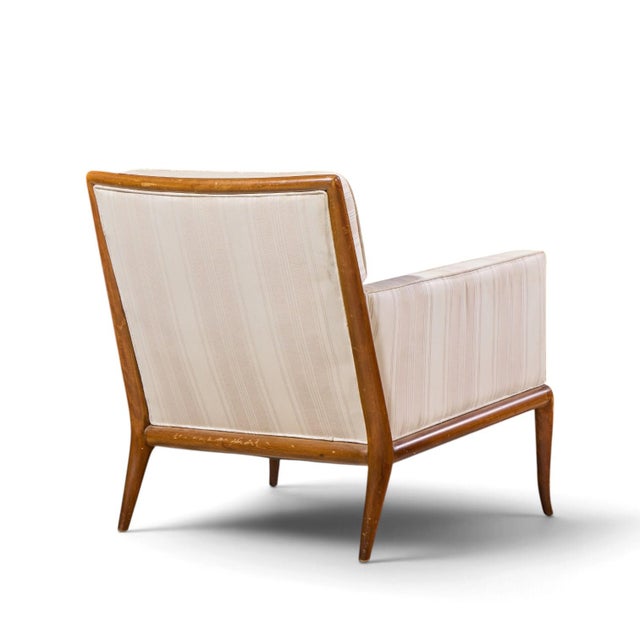 Robsjohn Gibbings for Widdicomb Mid Century Sabre Leg Lounge Chairs - Pair For Sale - Image 10 of 12