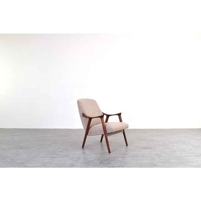 Mid-Century Teak and Bouclé Tenor Armchair from Møre Lenestolfabrikk, 1960s For Sale - Image 12 of 12