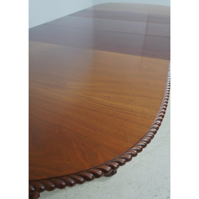 Feldenkreis Chippendale Mahogany Dining Room Table For Sale - Image 12 of 18