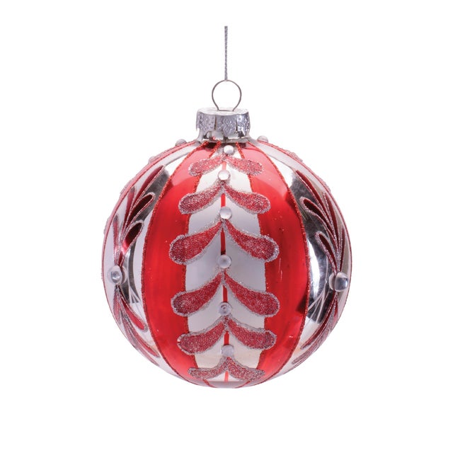 2020s Glass Ornament Set of 6 For Sale - Image 5 of 7