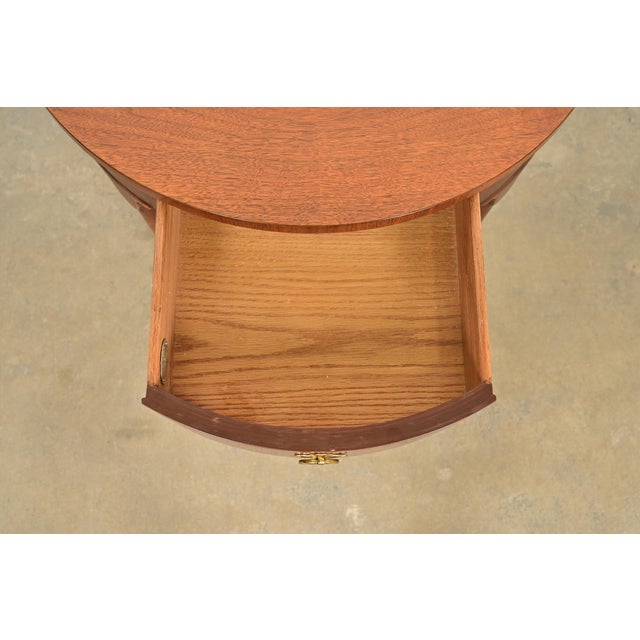Wood Baker Furniture Queen Anne Walnut Tea Table For Sale - Image 7 of 16