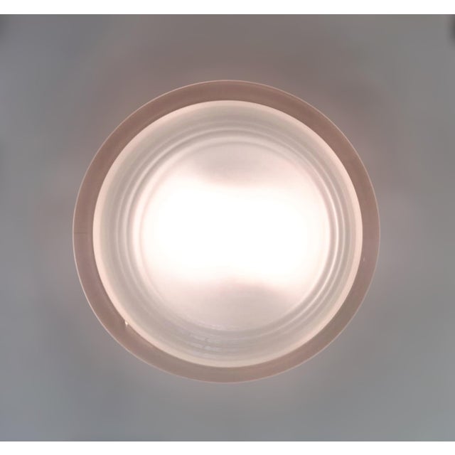 White 1960s Milky White Murano Flush Mount For Sale - Image 8 of 8