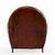 Late 20th Century Late 20th Century Dutch Art Deco Style Leather Club Chair With Matching Ottoman For Sale - Image 5 of 8