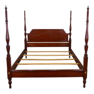 Henkel Harris Cherry Queen Poster Bed For Sale
