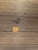Vintage Japanese Four-Panel Byōbu Folding Silk Screen Persimmon & Bird Motif For Sale - Image 4 of 9