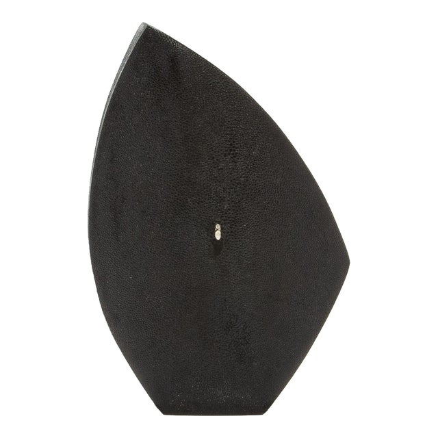 Modern Shagreen Vase by R&y Augousti For Sale