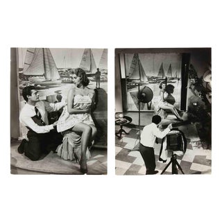 Unknown, Loren/Mastroianni Behind the Scenes of a Promotional Photo Shoot, 1972, Photograph For Sale