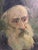 Vintage Oil Portrait of a Rabbi C.1920s An outstanding oil portrait of a Rabbi. The painting is signed illegibly in the...