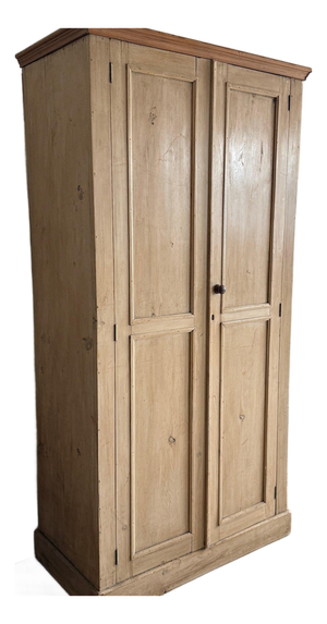 Antique English Pine Larder Cabinet