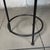Brown Vintage High Stool in Metal, Leather and Rattan, 1970s For Sale - Image 8 of 11