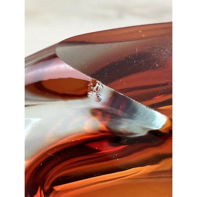 Submersed glass ashtray of Murano, Italy, 70s, was purchased from my great -grandfather in Venice. Small signs of the...