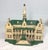 The rare antique 1890's Ives, Blakeslee & Company green and white painted cast iron "palace" still bank is a unique and...
