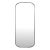 Matte Black Metal Dressing Mirror For Sale