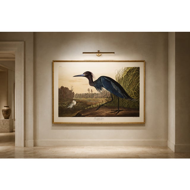 Not Yet Made - Made To Order Blue Crane or Heron, 1827 – John James Audubon Vintage Bird Art Print, 60" X 40" For Sale - Image 5 of 10