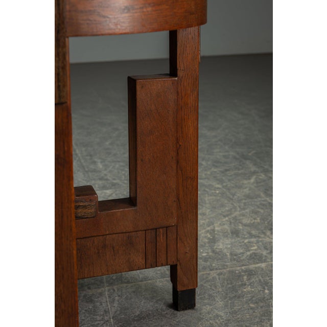 Amsterdam School Side Table, 1920s For Sale - Image 9 of 12