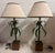 Pair, Hollywood Regency, Italian Tole Cachepot Table Lamps For Sale - Image 9 of 11