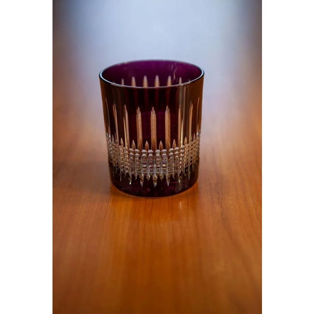 320 ml Crystal Whiskey Lowball Glasses by Huta Julia, Set of 6 For Sale - Image 10 of 13
