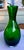 Green Deep Green Art Glass Vase For Sale - Image 8 of 9