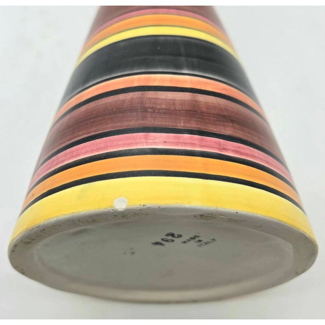Ceramic Mid 20th Century Italian Ceramic Vase For Sale - Image 7 of 12