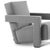 Armchair designed by Gerrit Thomas Rietveld in 1935. Relaunched in 2015. Manufactured by Cassina in Italy. Gerrit T....