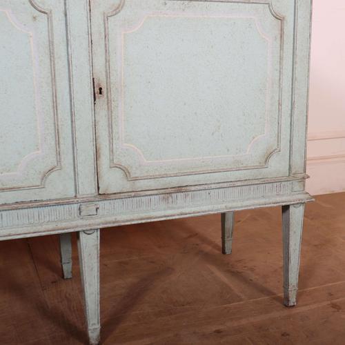 Blue Danish Painted Sideboard, 1890s For Sale - Image 8 of 15
