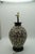 Contemporary Late 20th Century Black & Ivory Geometric Chulucanas Pottery Lamp – Handcrafted Peruvian Art Lg Tribal Vase For Sale - Image 3 of 9