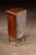 Wood Late 19th Century Early American Oak Cabinet With Tapered Brass-Capped Legs For Sale - Image 7 of 8